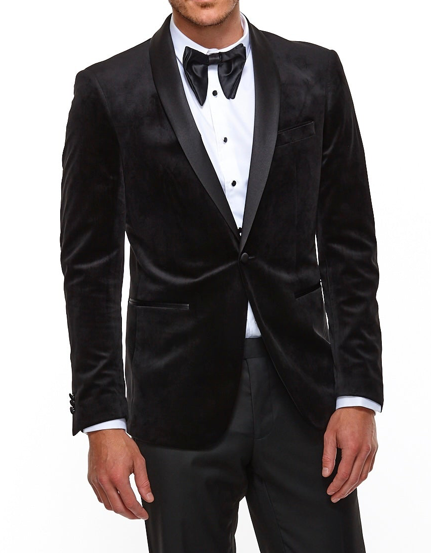 Rowan Velvet Jacket Black