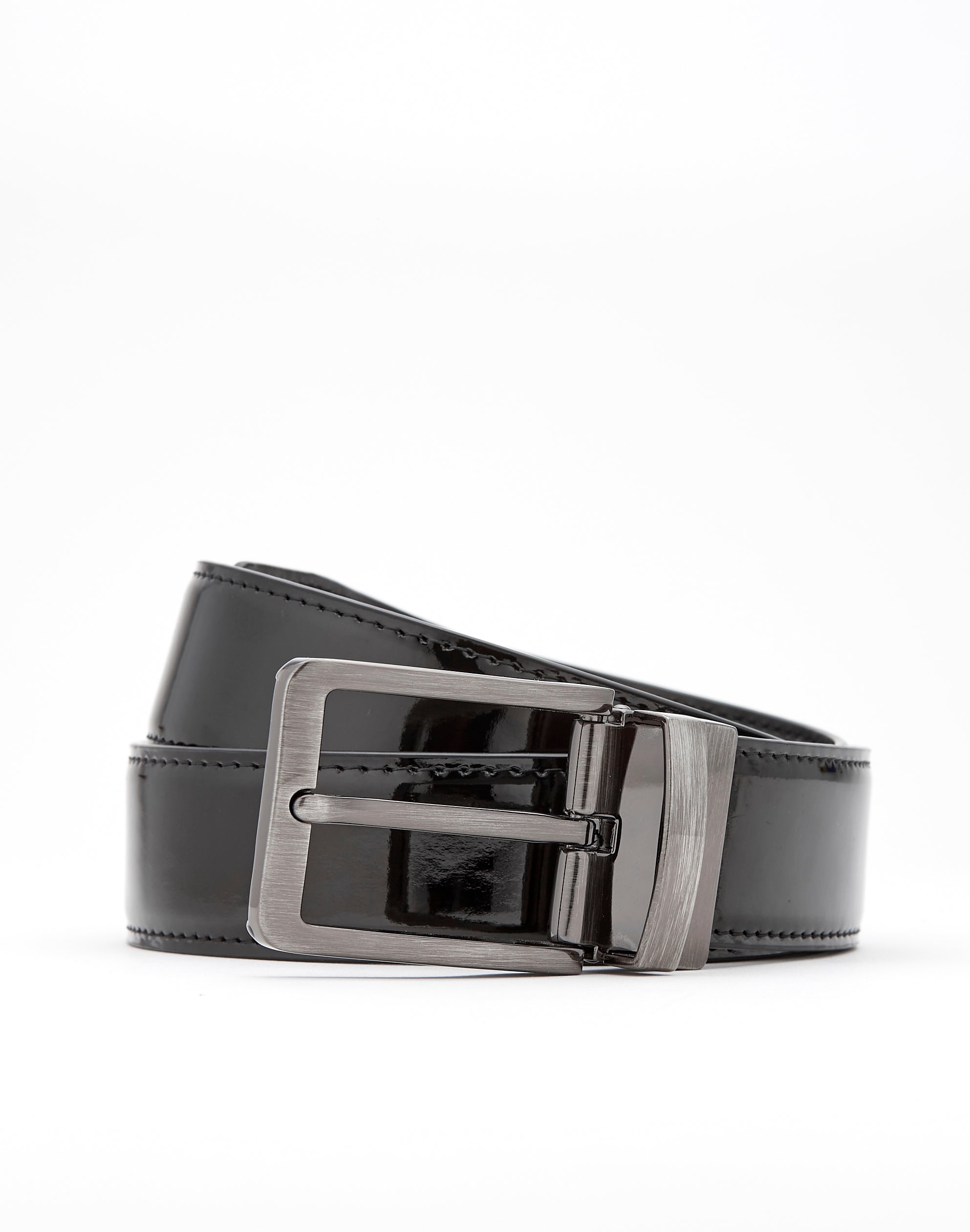 Patent leather cheap belt